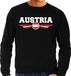 Bellatio Decorations Shoppartners Bv Oostenrijk Land Thema Sweater - Zwart - Heren - Maat L