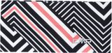 CMP Hoofdband voor vrouwen, One size, Polyester, Zwart/Rood, Gestreept