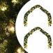 VidaXL Couronne de Noël PVC vert