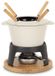 LA FONDERIE 1890 Mont Joly Poêle à fondue en fonte émaillée - 1,2 L - Beige
