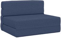vidaXL Vouwbare Sofa Bed Blauw 70 x 72 x 60 cm Stof