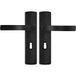 AXA Curve poignée de porte intérieure Bloc SL55 Noir (Set)