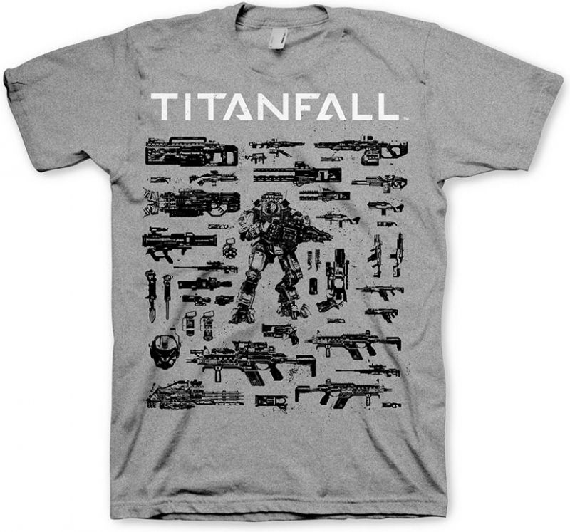 Level Up Wear Titanfall T Shirt Choose Your Weapon - 4260354642875