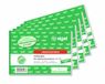 SIGEL SD120/5 kwitantieblok voor kleine bedrijven A6 dwars, 2x30 vellen, zelfdoorschrijvend, 5 stuks
