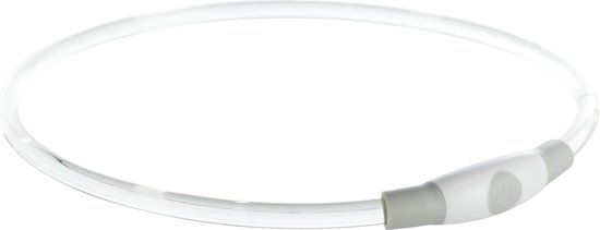 Trixie Halsband Usb Flash Light Lichtgevend Oplaadbaar Multi - 40X0.8 CM