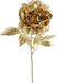 Countryfield Kunsttak/Kunstbloem - Pioenroos - Metallic Goud - H65 cm - Polyester