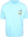 Shiwi T-shirt Finn Coral Coast Backprint Bleu Clair - Taille XL - Hommes