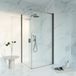 FortiFura Galeria Douchecabine - 90x80x200 cm - Veiligheidsglas - Antikalk - Geborsteld Gunmetal PVD