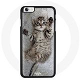 Maniacase Etui voor iPhone 5/5S - SE Cat Bengaals grijs