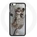 Maniacase Etui voor iPhone 5/5S - SE Cat Bengaals grijs