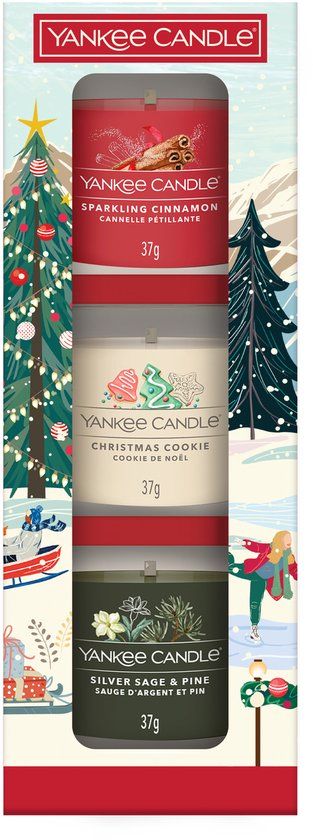 Yankee Candle Christmas Classic Filled Votive Cadeauset - 3 stuks