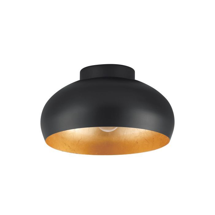 EGLO Mogano 2 Plafondlamp - Zwart/Goud - Ø28cm - E27