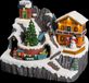 Fééric Lights and Christmas - Village de Noël "Le chalet de Noël à la montagne" avec animation & musique/son