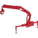 Herpa Hiab laadkraan X-HIPRO 232 E-3 met grijper, rood