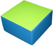 Softee Figure Carré 30x60x60 cm Bleu/Vert