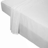 Pikolin Home - Hoeslaken, 100% katoen, wit, 170 x 270 cm