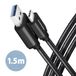 Axagon BUCM3-AM15AB Câble USB USB 3.2 Gen 1 (3.1 Gen 1) 1,5 m USB C vers USB A Noir