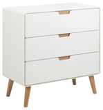 Actona Giga Living Dressoir Lowy - 80x40x80cm - Naturel - 3-lades
