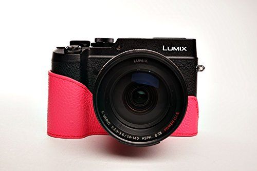 TP Handgemaakte Echt Lederen Halve Camera Case Camera Tas voor Panasonic GX8 - 8 Kleuren