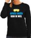 Bellatio Decorations Shoppartners Bv Apres ski trui Apres skieen kan ik wel - zwart - dames - Wintersport sweater - Lekker Fout - verkleedkleding XXL