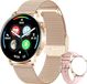 SAMMIT Smartwatch Dames - Rosé Goud - 42MM - Full HD Touchscreen - Stappenteller - iOS en Android