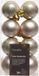 Kaemingk B.V. 16x stuks boules de Noël en plastique champagne 4 cm