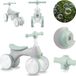 MoMi Tobis - Loopfiets - Balance Bike - Met Bellenblaas, Licht & Claxon - 18 maanden tot 3 jaar - Grijs