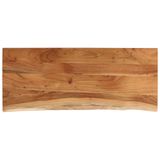 VidaXL Tafelblad Rechthoekig Natuurlijke Rand Acaciahout 90x40x3,8 cm