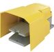 TRU COMPONENTS FS-502 Voetschakelaar 250 V/AC 15 A 1 pedaal Met beschermkap 1x NC, 1x NO Geel Kunststof 1 stuk(s)