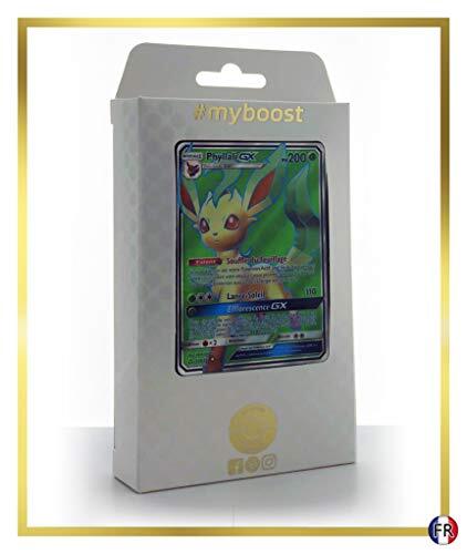 my-booster Phyllali-GX (Leafon-GX) 139/156 Full Art - Ultraboost X Soleil & Lune 5 Ultra-Prisme - Doos met 10 Franse Pokemon kaarten