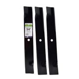 MAXPOWER 3 Blade Set voor Velen 54" Cut Hustler Maaiers Vervangt OEM # 's 601124 en 797696