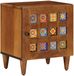 vidaXL Nachtkastje Bruin 40 x 33 x 46 cm Massief Mango Hout