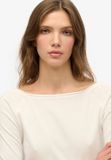 Superdry Bardot Off-shoulder Top Dames Lange Mouwen Katoen Off White EU42