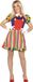 Guirca Clownsjurk Dames Jiffy - Maat S - Multikleur - Print