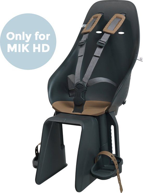 Urban Iki Fietsstoeltje Achter Ta–ke MIK HD - Bincho Black/ Kurumi Brown