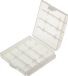 OTB Boîte de rangement pour 4 piles AAA ou AA - Transparent