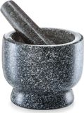 Merkloos Zeller Vijzel met stamper graniet zwart D12 x H10 cm