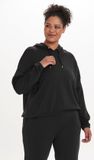 WHISTLER Q by Endurance Hoody Dames Zwart Katoen/Modal/Elastaan Maat 54-56