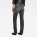G-Star Strace Straight Wmn Dames Jeans - Katoen/Elastaan - Straight Fit - Regular Waist - Knoop/Rits - Worn in Black Moon