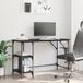 Maison Exclusive - Bureau aspect chêne noir 120 x 50 x 75 cm