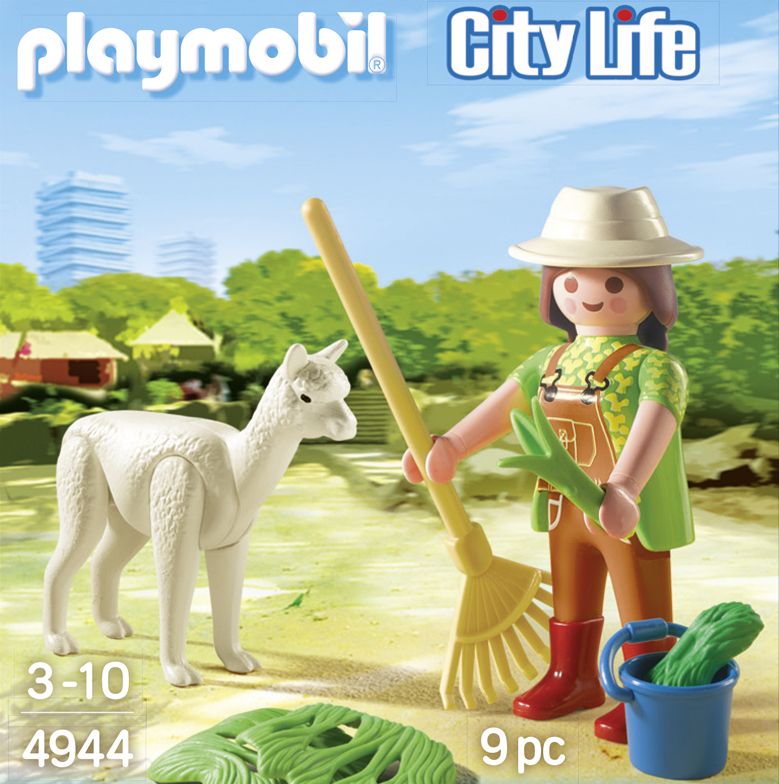 Playmobil Easter Eggs Dierenverzorger met alpaca - 4944
