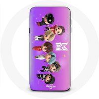 Samsung Galaxy S5 BTS TinyTAN Animatie Poster RM Jin Suga J-Hope Jimin Jungkook En V Mic Drop Dans Maniacase