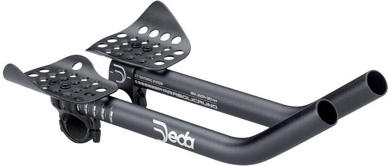 Deda Elementi Parabolica Uno Alta Aerobar Extensions J-Bend Ø31,7mm 300mm, black