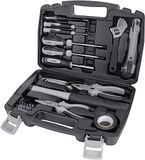 Amazon Basics Huishoudelijke gereedschapsset, 32 stuks, zwart/grijs
