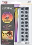 KISS imPRESS Kunstwimpers - Zelfklevend - Wimperextensie - Lashes - Valse Wimpers - Geen irritatie - Herbruikbaar- Press-on Falsies – Spiky