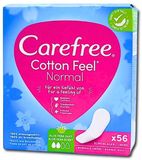 Carefree Cotton Aloë Inlegkruisjes - Voordeelverpakking 5 x 56 stuks