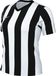 NIKE Dri-Fit gestreept voetbalshirt voor dames, model Division V, kleur wit/zwart/wit