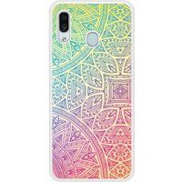 Samsung Galaxy A20 Mandala pastel verstevigd hoesje met sublimatie bedrukking