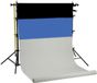 Falcon Eyes Achtergrond Systeem SPK-3 incl. 3 Rollen Zw/Wit/Blauw 1,35x11 m