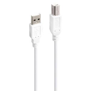 Accsup USB-A/USB-B Cable - 1.8m - White